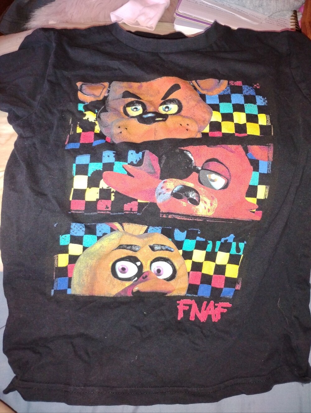 Kids' Five Nights at Freddy's Black Short-Sleeve T-Shirt